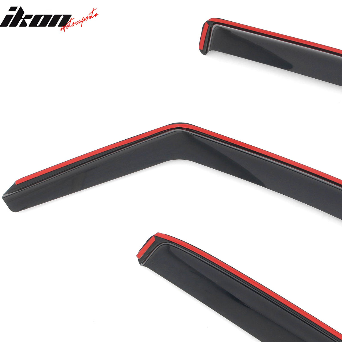 2016-2024 Nissan TITAN XD & 2017-2024 TITAN Crew Cab In-Channel Window Visors Sun Shades Vent Rain Guards Deflectors Acrylic Smoke/Tinted 4PCS