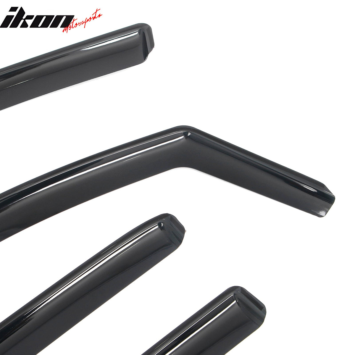 2016-2024 Nissan TITAN XD & 2017-2024 TITAN Crew Cab In-Channel Window Visors Sun Shades Vent Rain Guards Deflectors Acrylic Smoke/Tinted 4PCS
