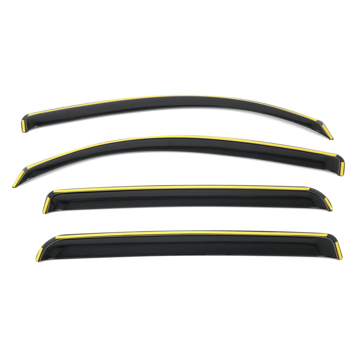 Window Visors for Toyota Tundra CrewMax 2016-2023 In-Channel Vent Rain PC