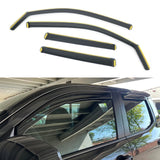 Window Visors for 2024-2026 Toyota Tacoma Double Cab (Crew Cab) In-Channel Vent Rain PC