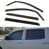 Window Visors for Toyota Tundra CrewMax 2007-2021 In-Channel Vent Rain PC
