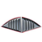 2010-2015 Chevy Camaro XE V2 Style Side Window Louver Shade Cover PP