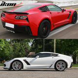 2014-2019 Chevy Corvette Classic Side Window Louvers Pair