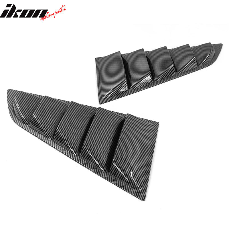 2014-2019 Chevy Corvette Classic Side Window Louvers Pair