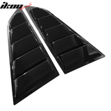 2014-2019 Chevy Corvette C7 Classic Style Side Rear Window Louvers ABS