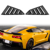 2014-2019 Chevy Corvette Classic Side Window Louvers Pair