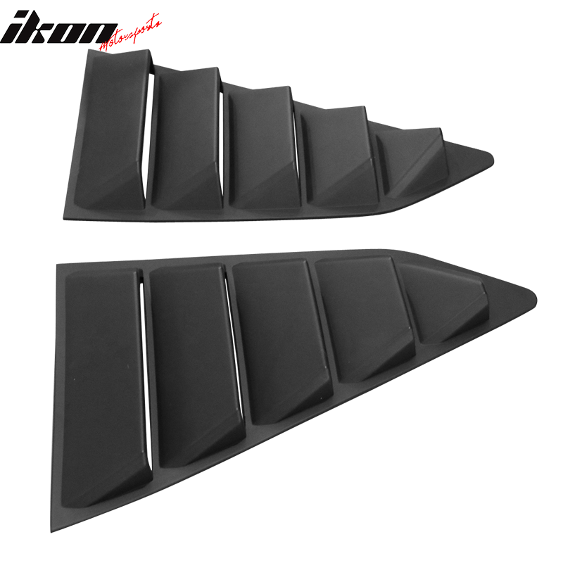 2014-2019 Chevy Corvette C7 Classic Style Side Rear Window Louvers ABS