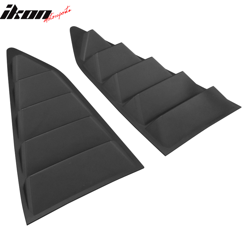 2014-2019 Chevy Corvette C7 Classic Style Side Rear Window Louvers ABS