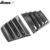 2011-2023 Dodge Charger V1 Side & Rear Window Louver Cover CF Print