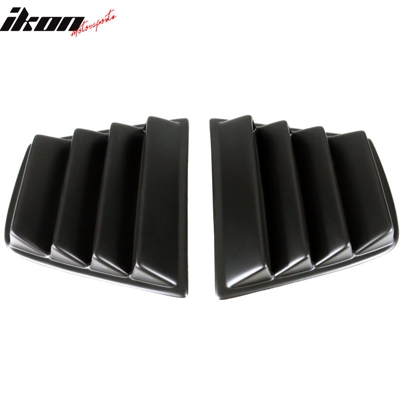 2011-2023 Dodge Charger Unpainted Rear Window Louver Side Vent ABS PP