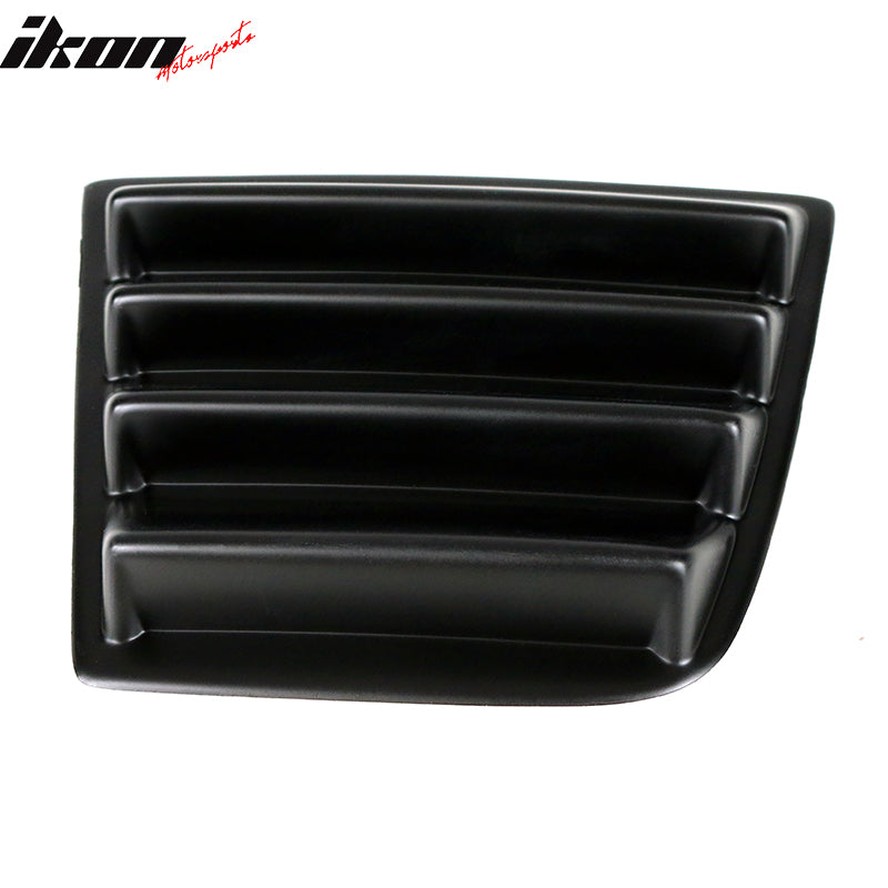 2011-2023 Dodge Charger Unpainted Rear Window Louver Side Vent ABS PP