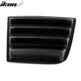 2011-2023 Dodge Charger Unpainted Rear Window Louver Side Vent ABS PP