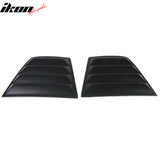 2011-2023 Dodge Charger Unpainted Rear Side Window Louver Air Vent ABS
