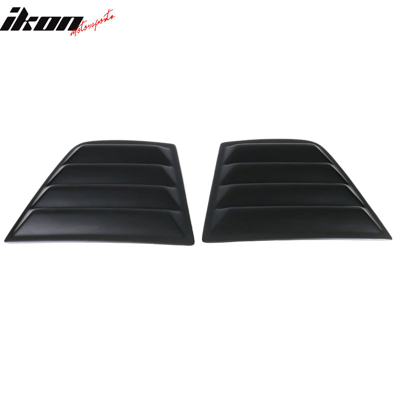 2011-2023 Dodge Charger Black Rear Window Louver Side Quarter Scoop