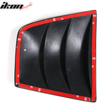 2011-2023 Dodge Charger V3 Style Matte Black PP Window Louver Scoops