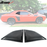 2008-2023 Dodge Challenger XE V2 Rear Side Window Louver Scoops PP