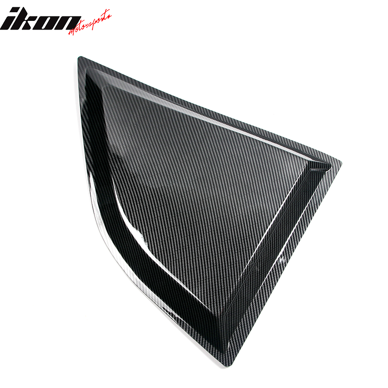 2008-2023 Dodge Challenger XE V2 Rear Side Window Louver Scoops PP
