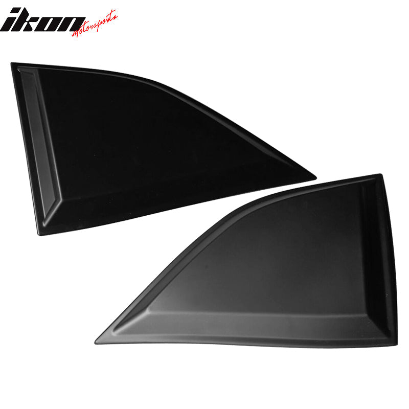 2008-2023 Dodge Challenger XE Style Rear Window Louver Side Vent PP PU