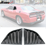2008-2023 Dodge Challenger XE V2 CFL Rear Side Window Louver Scoops