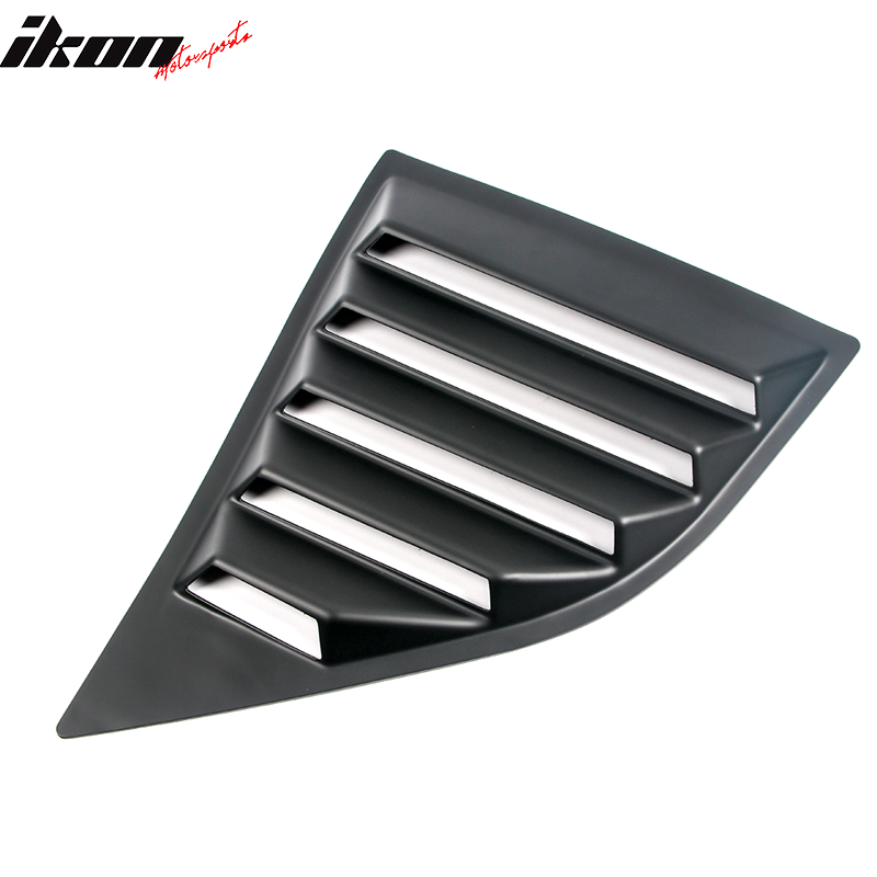 2008-2023 Dodge Challenger XE V2 Style Rear Side Window Louver PP PU