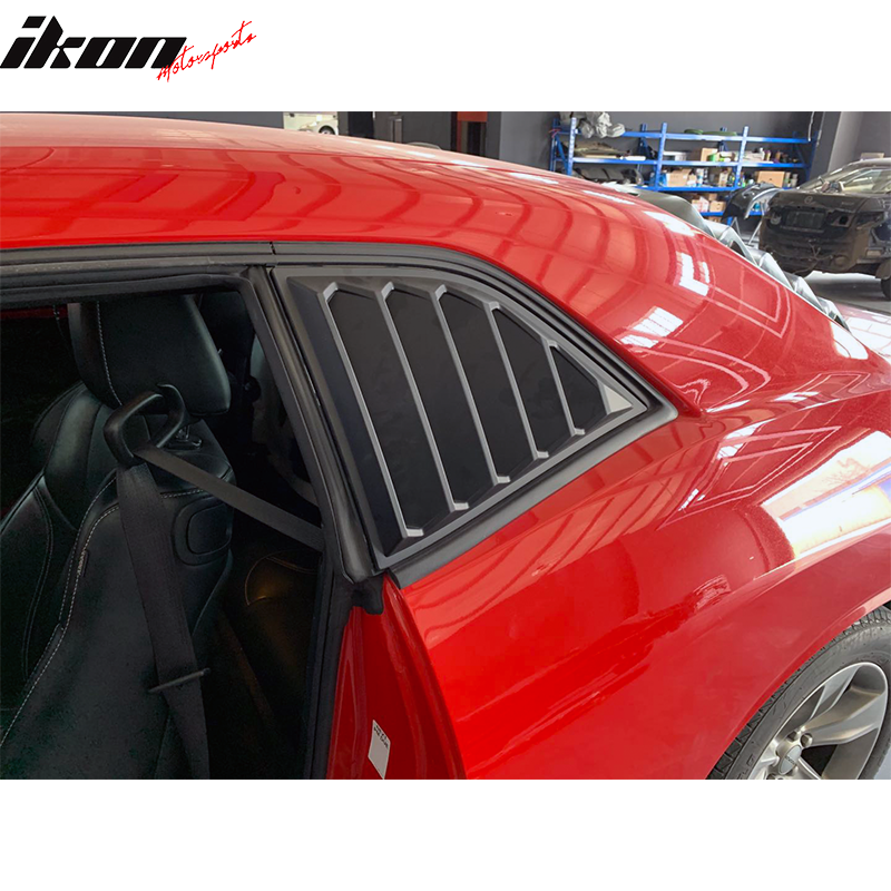 2008-2023 Dodge Challenger XE V4 Side Window Louvers PP