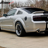 2005-2009 Ford Mustang V6 Side Quarter Window Louvers Windshield Cover