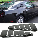 2005-2009 Ford Mustang V6 Side Quarter Window Louvers Windshield Cover