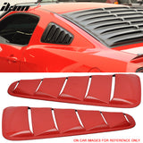 2010-2014 Ford Mustang Side Window Louvers Sun Shade Cover Windshield