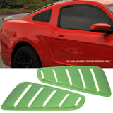 2010-2014 Ford Mustang Side Window Louvers Sun Shade Cover Windshield