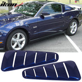 2010-2014 Ford Mustang Side Window Louvers Sun Shade Cover Windshield