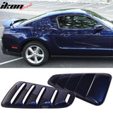 2010-2014 Ford Mustang Side Window Louvers Sun Shade Cover Windshield