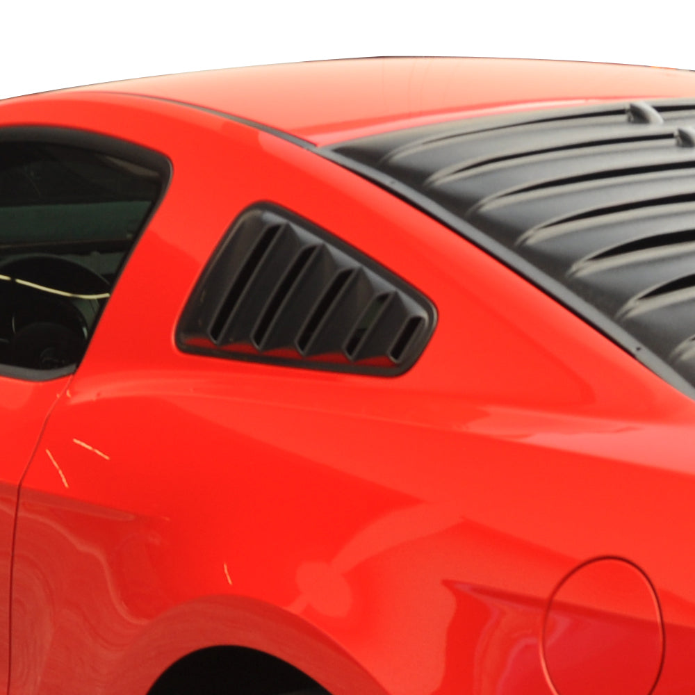 2010-2014 Ford Mustang Side Window Louvers Sun Shade Cover Windshield