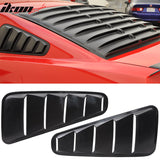 2010-2014 Ford Mustang Side Window Louvers Sun Shade Cover Windshield