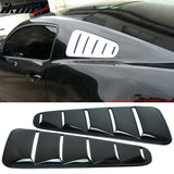 2010-2014 Ford Mustang Side Window Louvers Sun Shade Cover Windshield