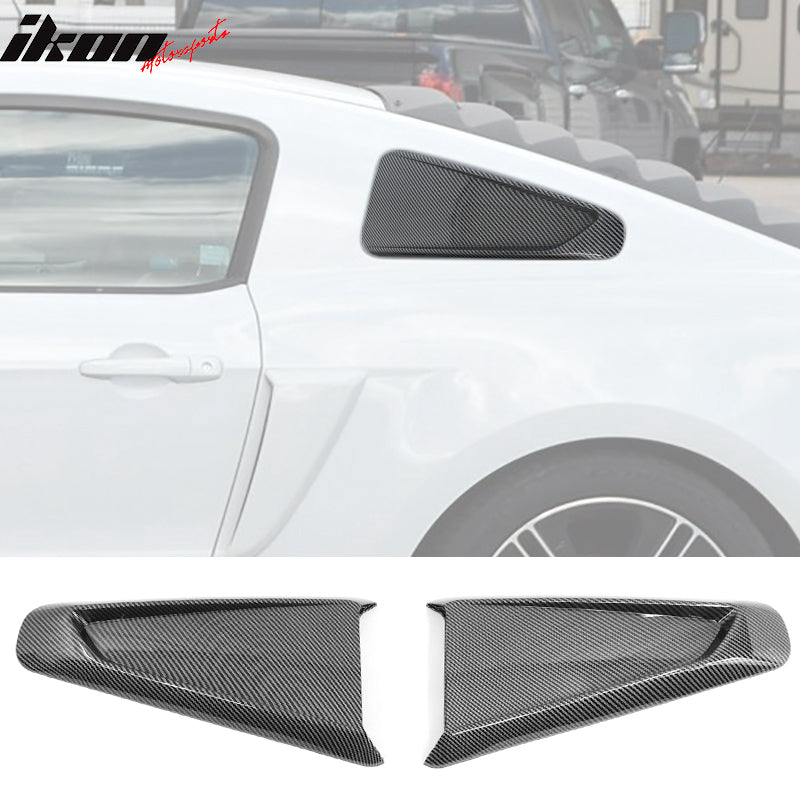 2010-2014 Ford Mustang 2DR IKON Rear Quarter Window Louver