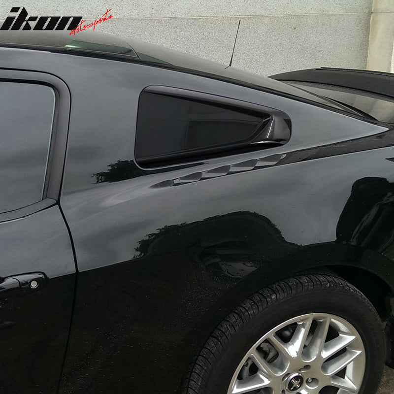 2010-2014 Ford Mustang 2DR IKON Rear Quarter Window Louver