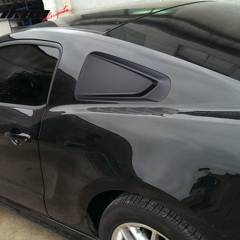 2010-2014 Ford Mustang 2DR IKON Rear Quarter Window Louver