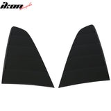 2015-2023 Ford Mustang CV Style Unpainted Black Window Scoop PP