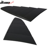 2015-2023 Ford Mustang CV Style Unpainted Black Window Scoop PP