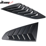2015-2023 Ford Mustang Coupe Unpainted Rear Side Window Louver ABS