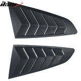 2015-2023 Ford Mustang Coupe Unpainted Rear Side Window Louver ABS