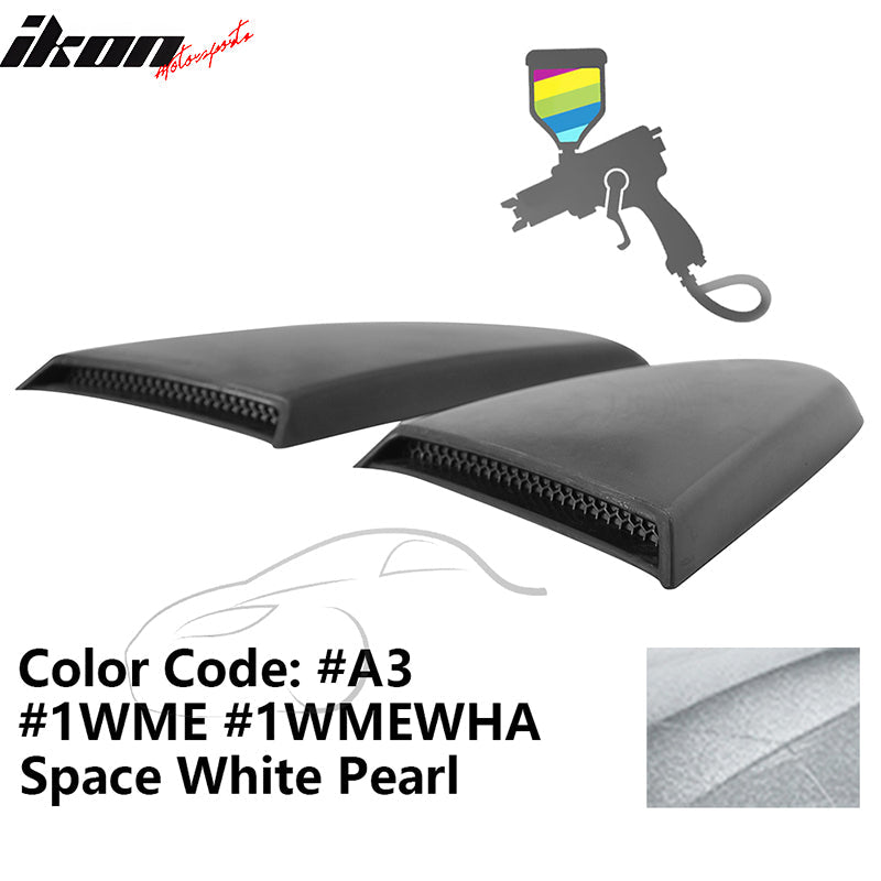 2015-2023 Mustang R Style Side Quarter Window Louver PU Painted