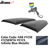 2015-2023 Mustang R Style Side Quarter Window Louver PU Painted