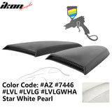 2015-2023 Mustang R Style Side Quarter Window Louver PU Painted