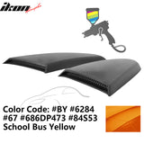 2015-2023 Mustang R Style Side Quarter Window Louver PU Painted
