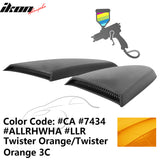 2015-2023 Mustang R Style Side Quarter Window Louver PU Painted