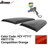 2015-2023 Mustang R Style Side Quarter Window Louver PU Painted