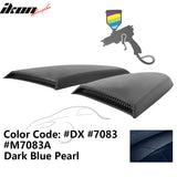 2015-2023 Mustang R Style Side Quarter Window Louver PU Painted