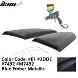 2015-2023 Mustang R Style Side Quarter Window Louver PU Painted