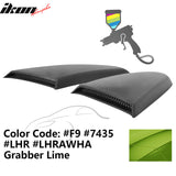 2015-2023 Mustang R Style Side Quarter Window Louver PU Painted